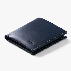 Bellroy Note Sleeve Black Leather Wallet Bifold RFID Blocking Men’s NWOT